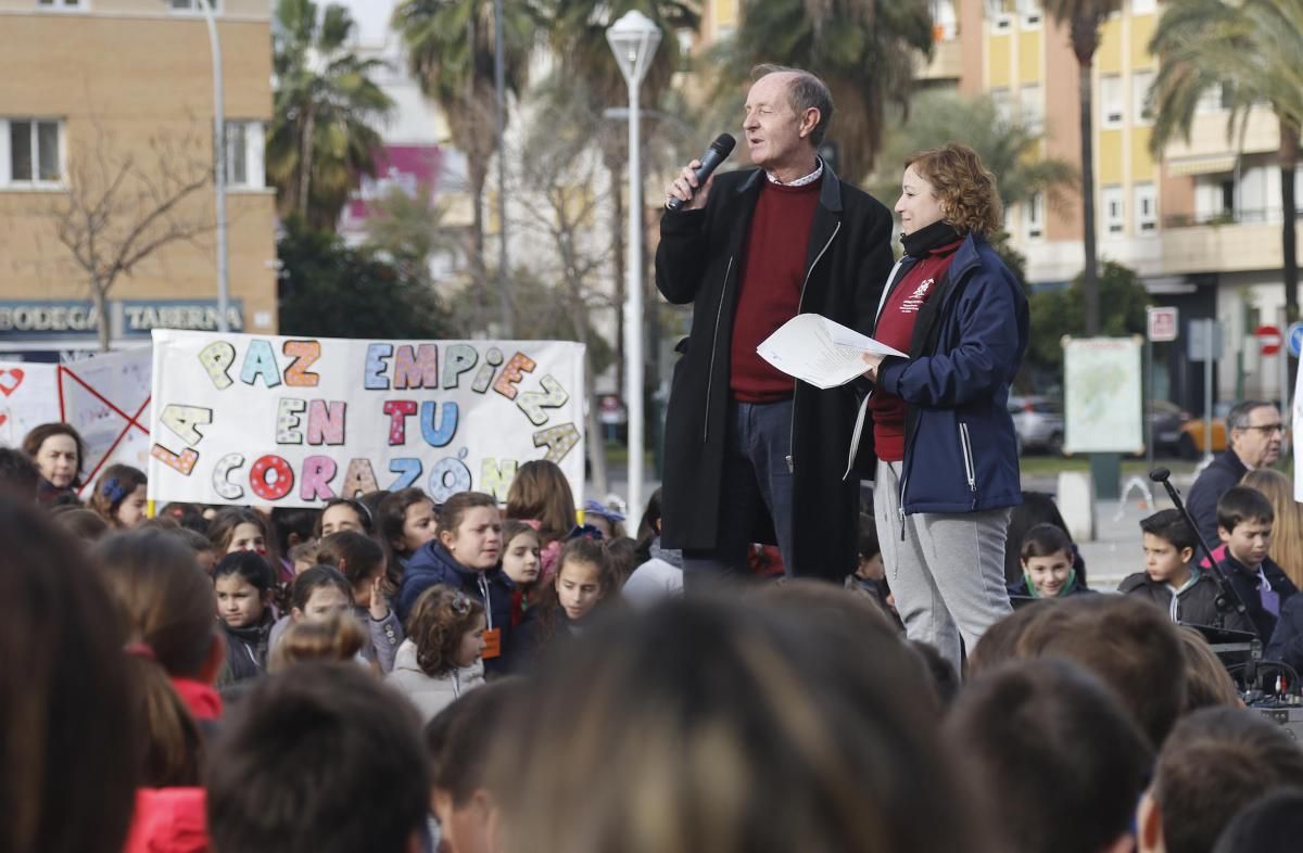 Los escolares cordobeses celebran el día de la paz