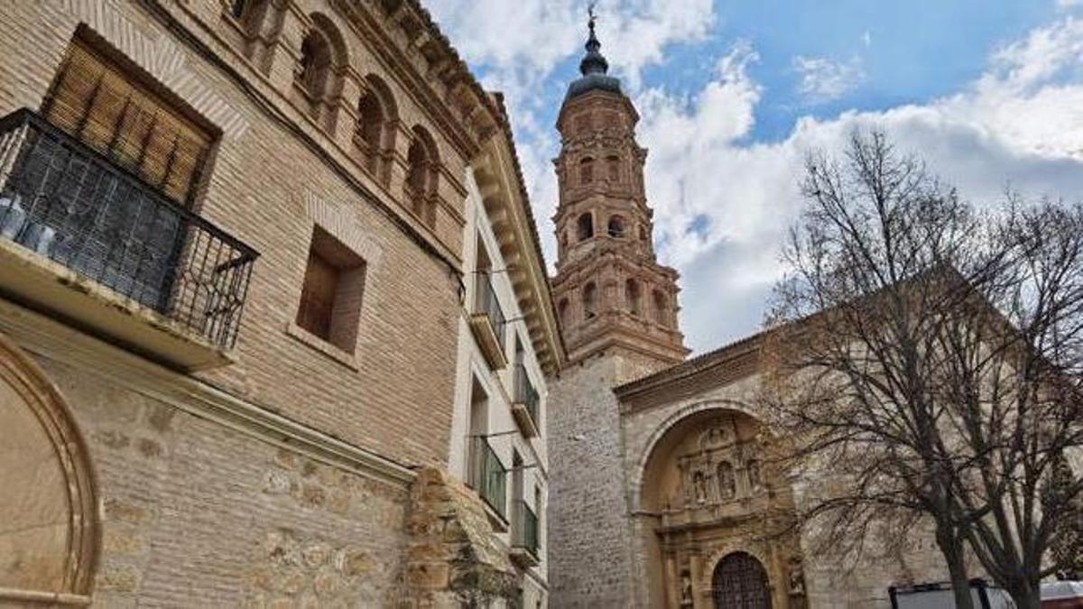El casco histórico de Burbáguena, municipio que ha crecido en población y trabajadores gracias al centro de acogida de refugiados.