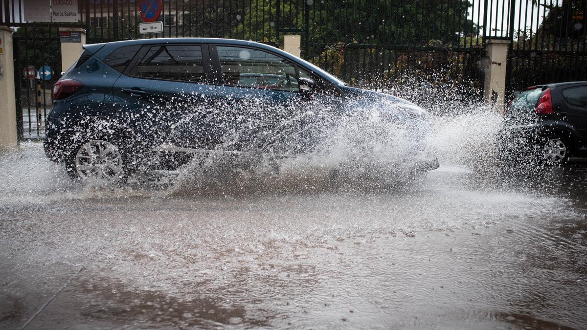 Lluvia en Tenerife.