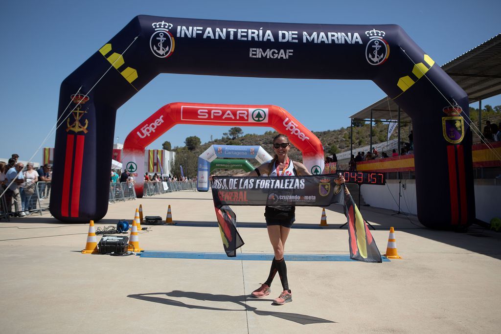 Momento de la llegada a meta en la Ruta de las Fortalezas de Cartagena