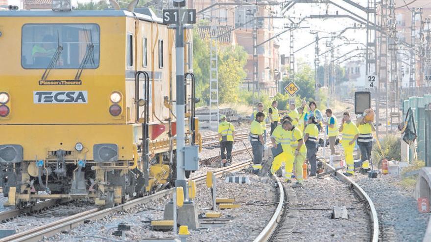 Fomento admite «importantes problemas» en el tráfico ferroviario entre Valencia y Castelló