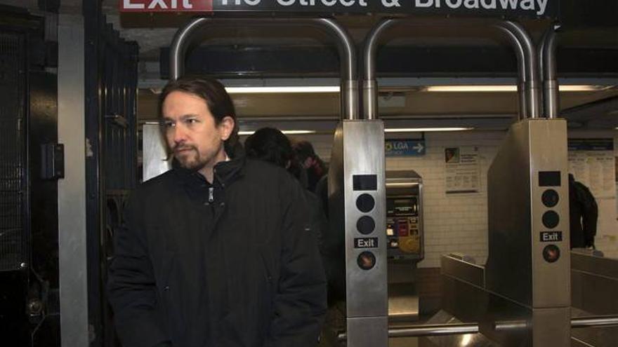 Pablo Iglesias carga en Nueva York contra las políticas de austeridad