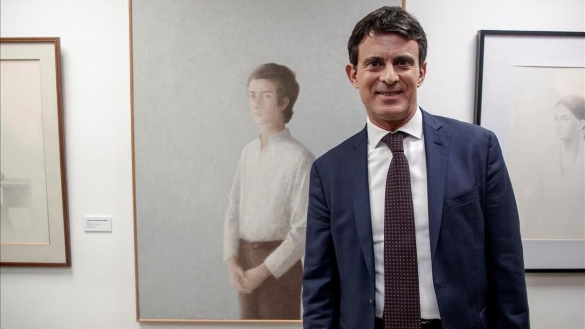 El candidato a la alcaldía de Barcelona Manuel Valls.