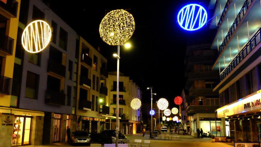 il·luminació Nadal 2015, a la Rambla Ginjolers