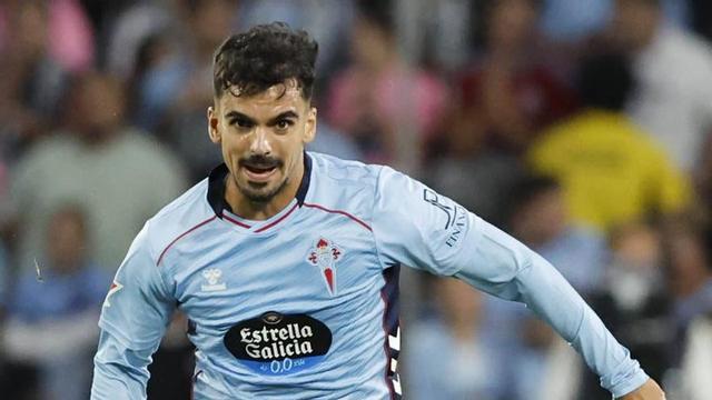 Damián, durante un partido con el Celta. | ALBA VILLAR