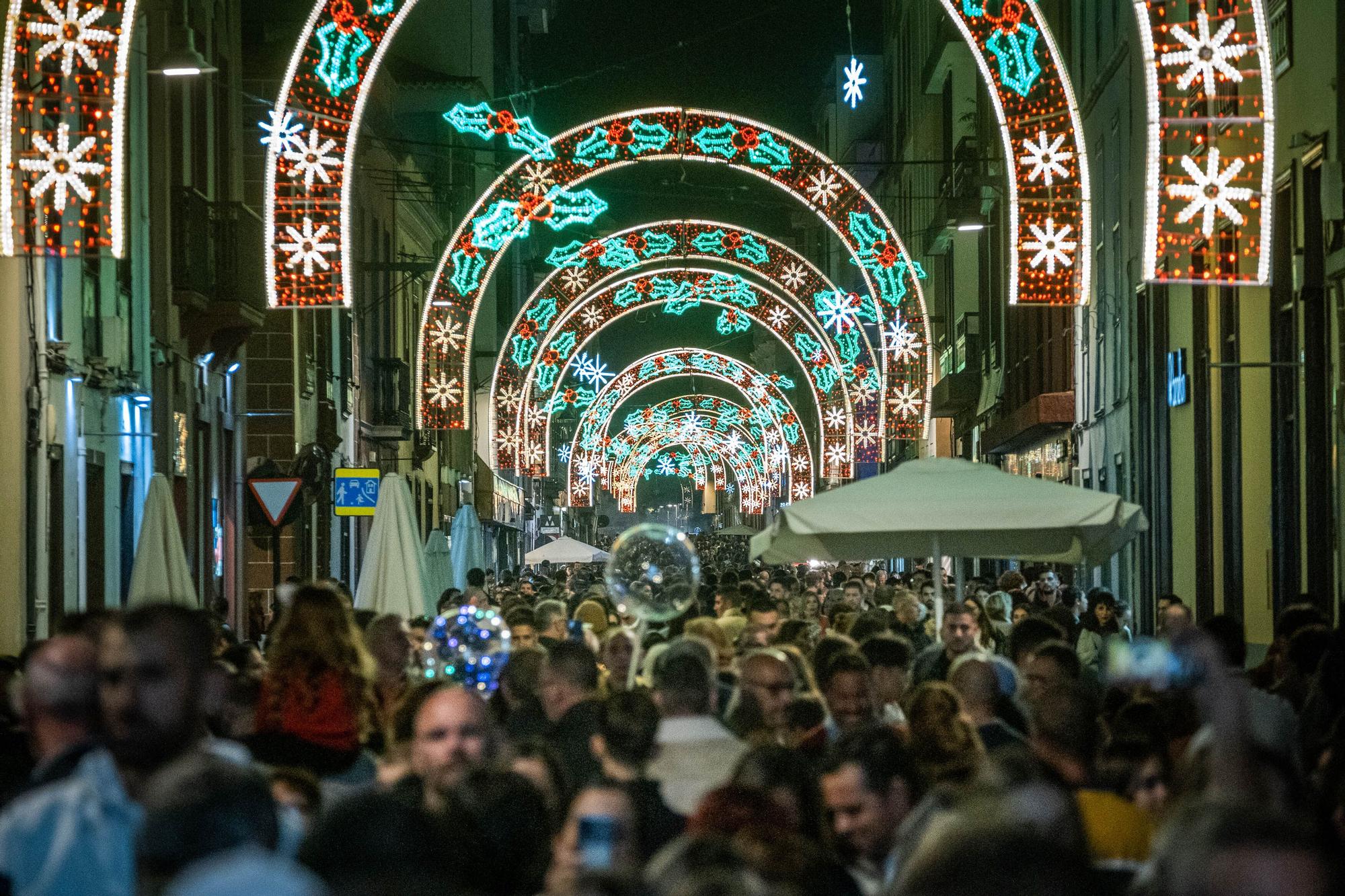 Encendido del alumbrado navideño de La Laguna