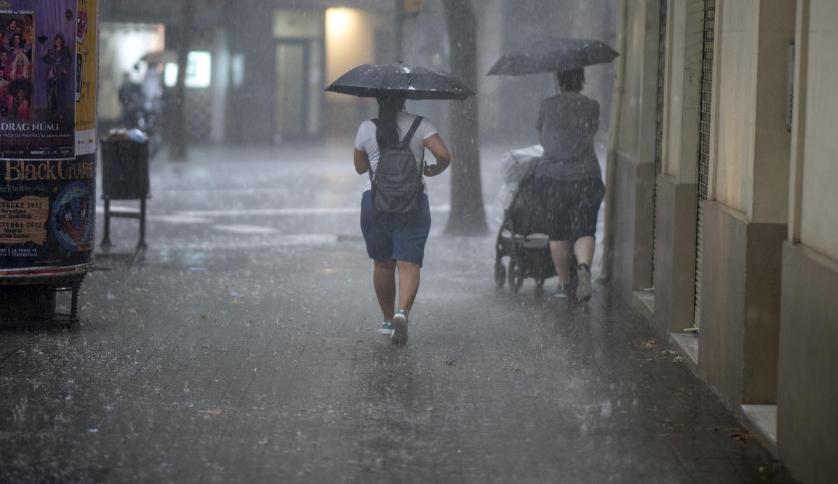 El sud de Catalunya, en avís per pluges intenses fins dimarts