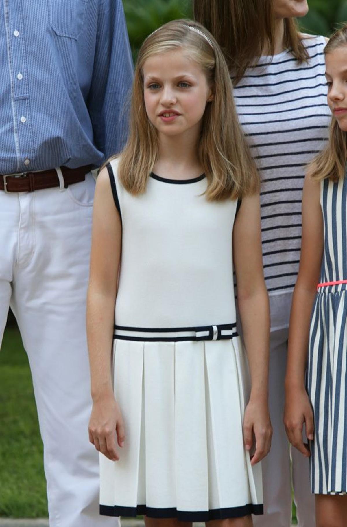 La Princesa Leonor con vestido de CH Carolina Herrera