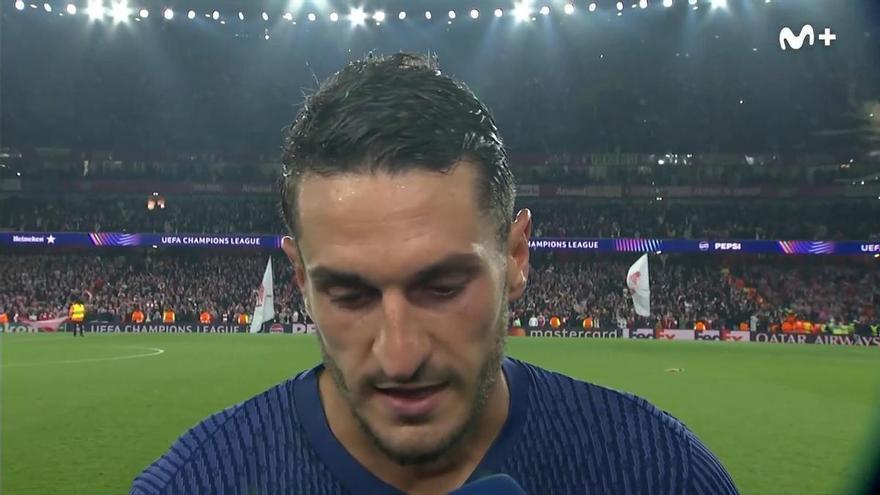 Koke: "Orgulloso de mi equipo y de mi gente".
