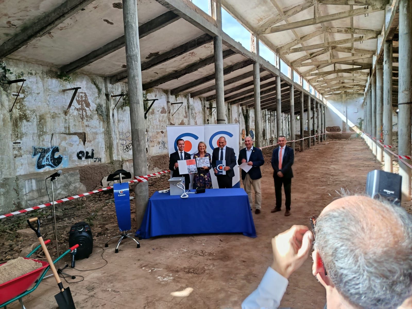 Las imágenes de la colocación de la primera piedra de Can Morató