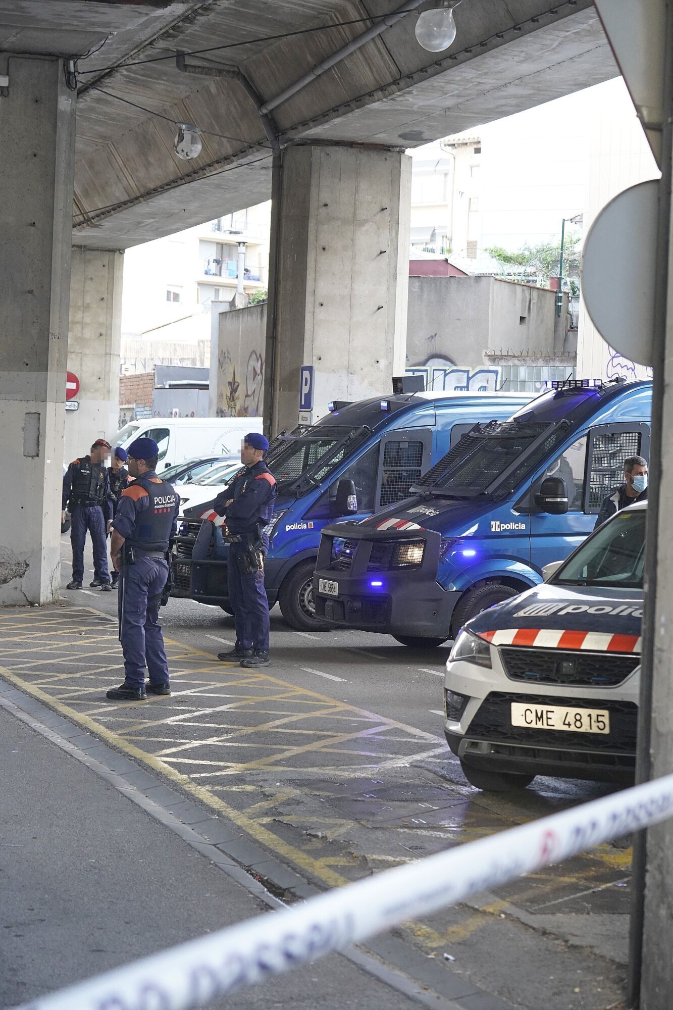 Girona carrer Tomàs Mieres desallotjament edifici ocupat