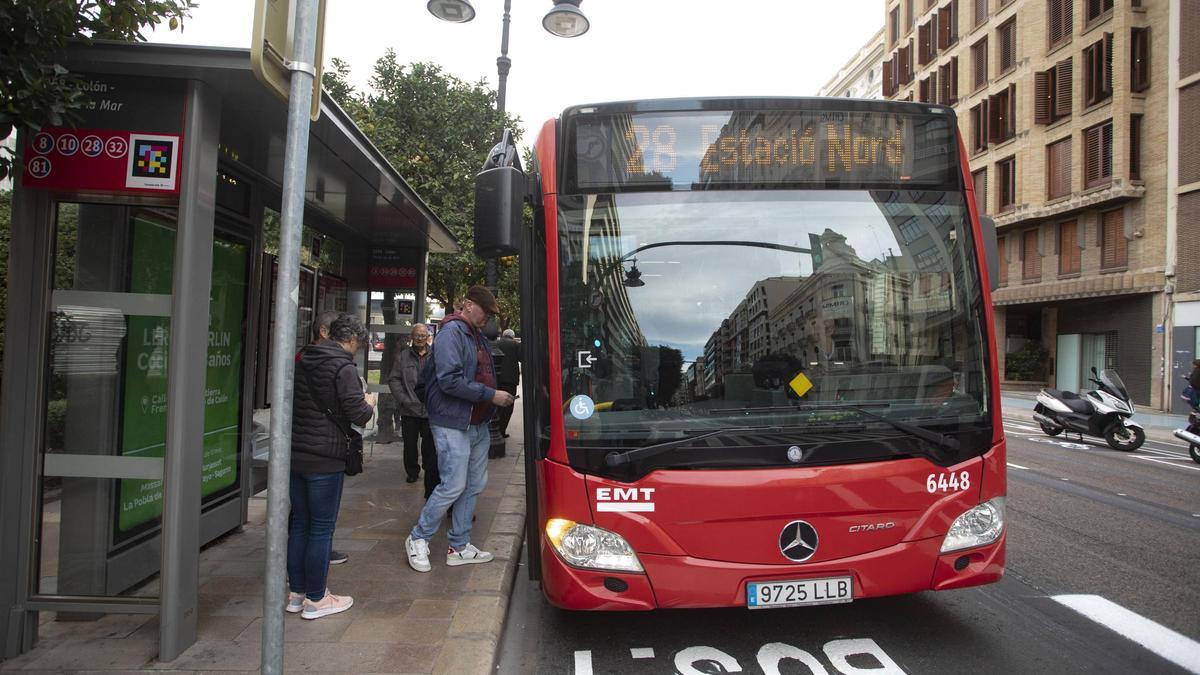 Parada de la EMT de Valencia