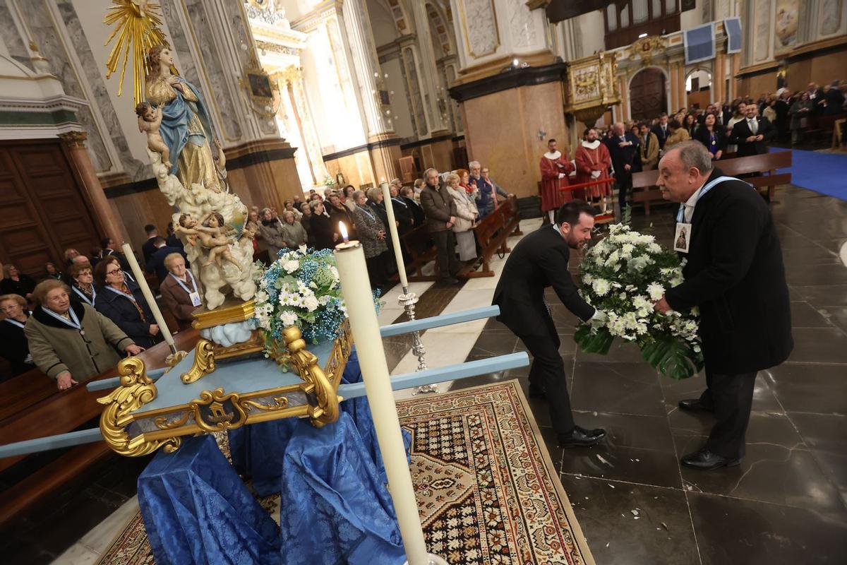 Hasta el momento de desprenderse el badado de la campana Grossa de la arciprestal, los actos por la Purissima del Poble se habían desarrollado con normalidad.