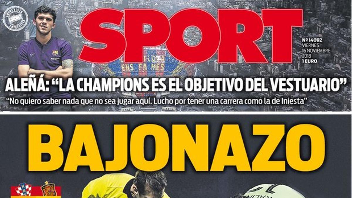 La portada de hoy