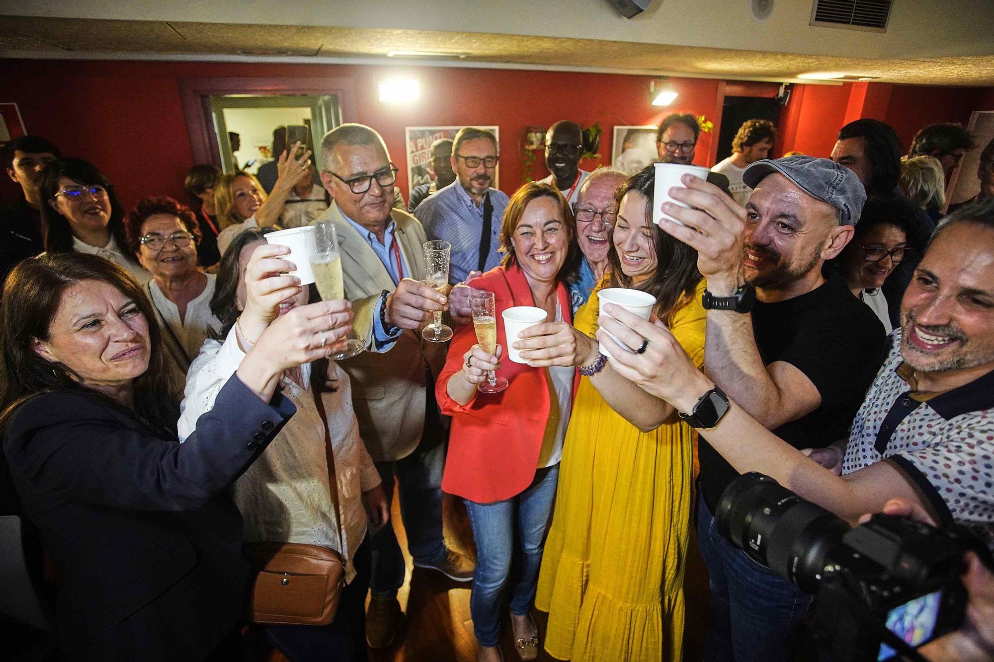 Així s'han viscut els resultats a les diferents seus electorals de Girona