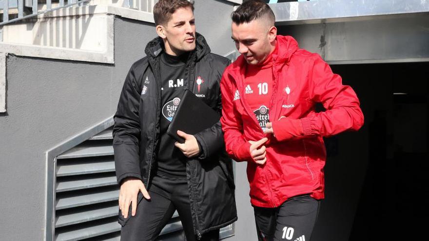 Aspas y Moreno, durante su etapa en el Celta // FdV