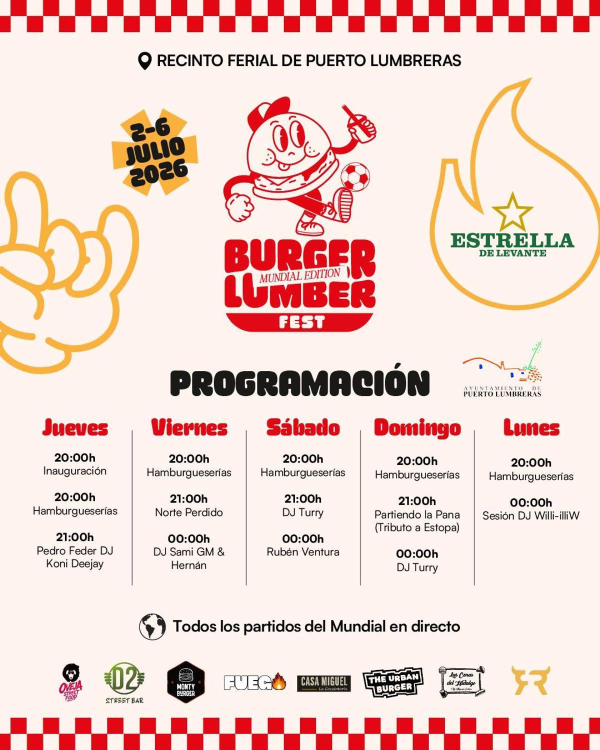 Programa del Burger Lumber Fest