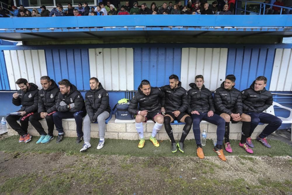 El partido entre el Mosconia y el Real Avilés, en imágenes