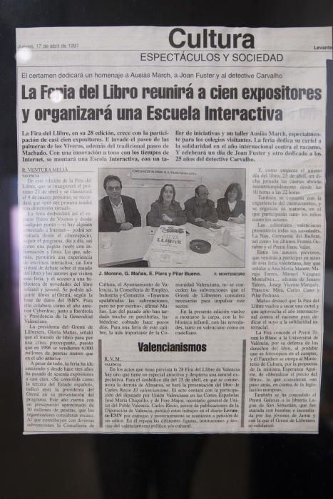 Exposición sobre los 50 años de la Fira del Llibre