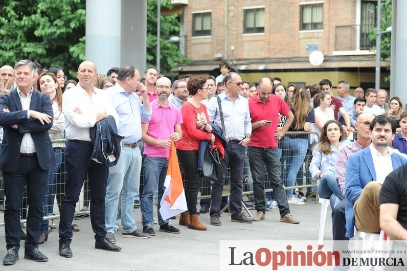 Albert Rivera, líder de Ciudadanos, en Murcia