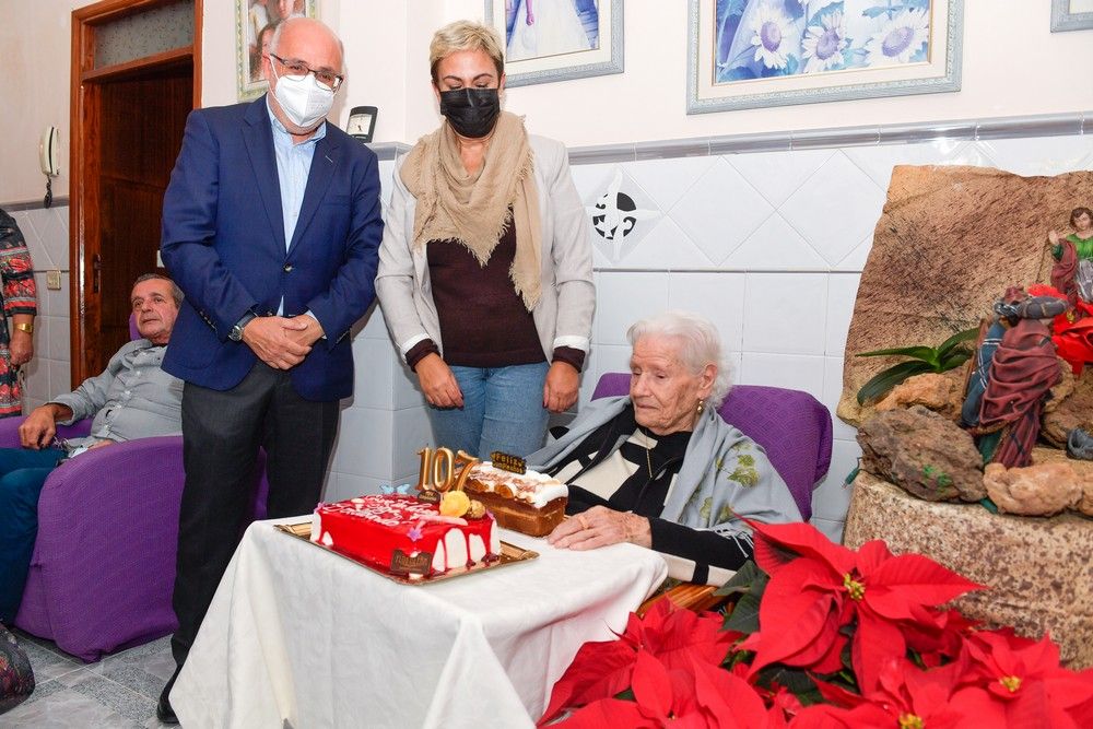 La mujer más longeva del sureste, Agustina García, cumple 107 años
