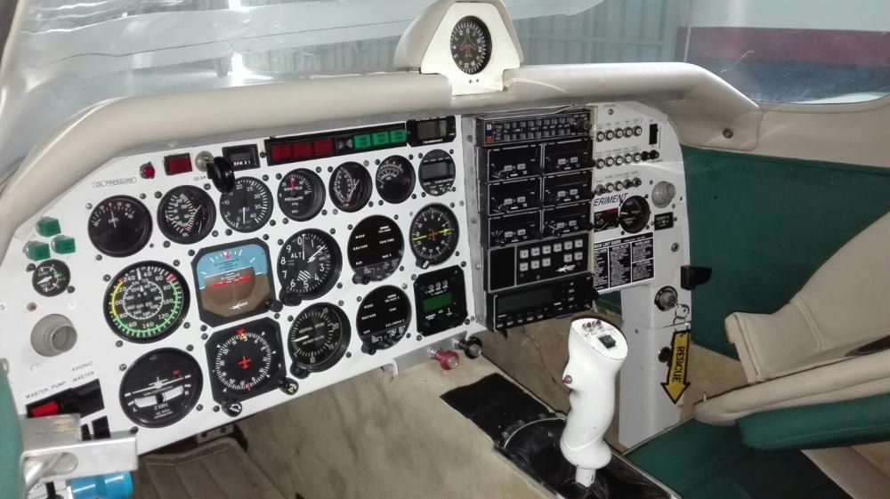 Foto tomada en el hangar de Los Rodeos del avión siniestrado