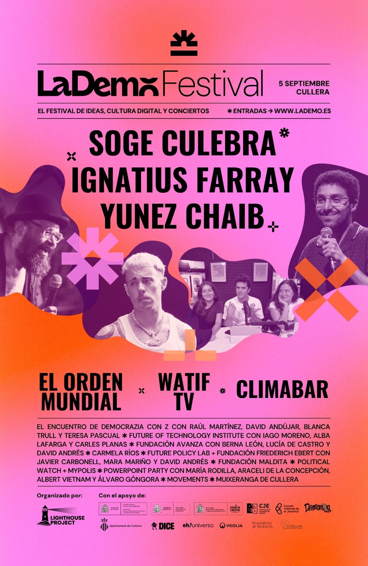 Imagen promocional del festival LaDemo de Cullera.