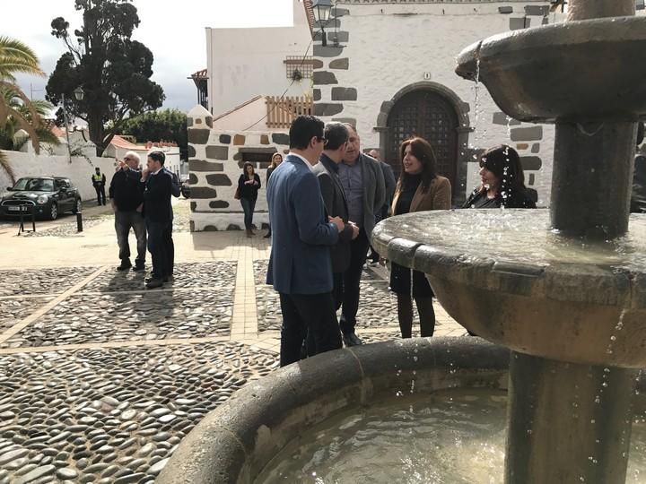 Visita de Fernando Clavijo a Telde