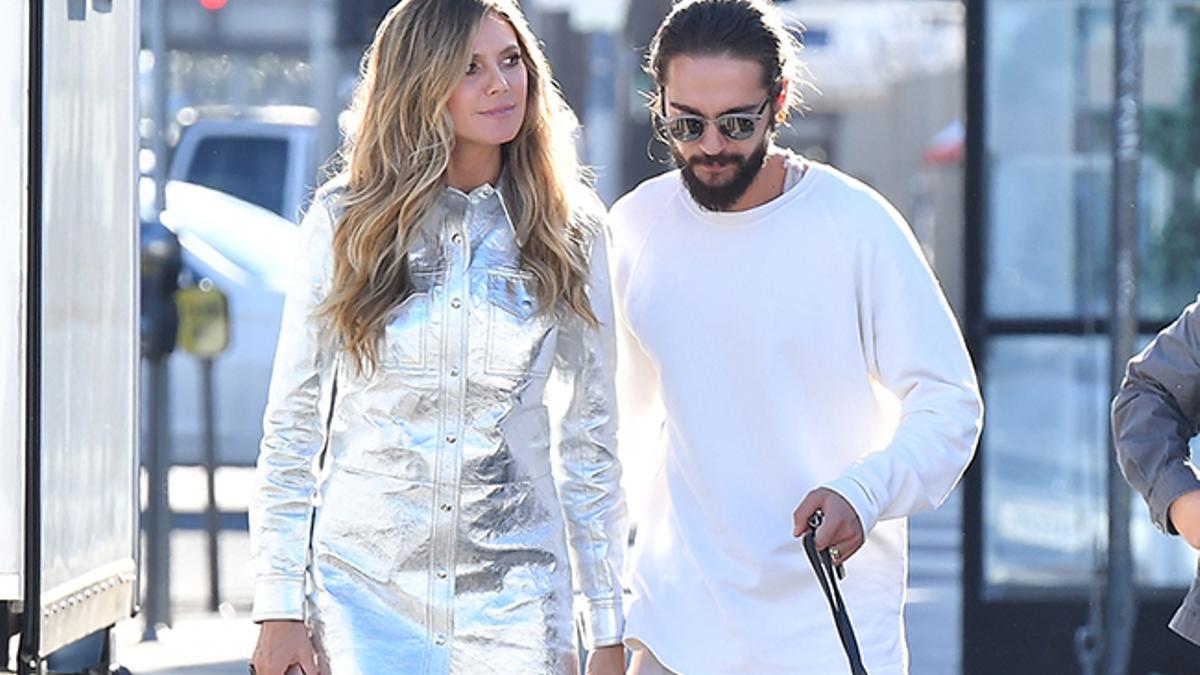 Heidi Klum y Tom Kaulitz durante un paseo en Los Angeles