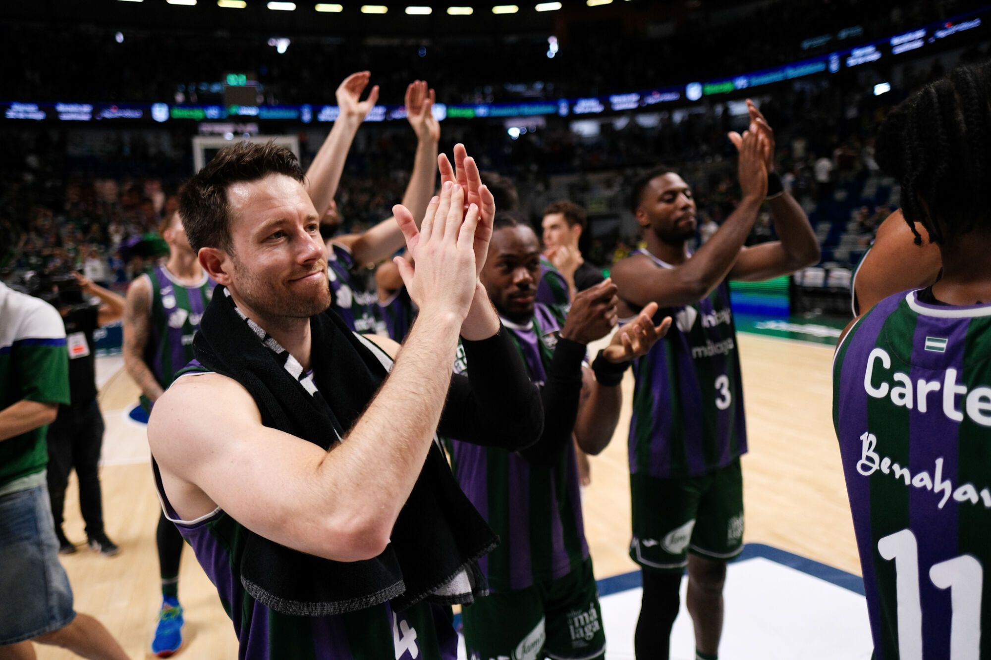 Imágenes del partido del UNICAJA vs UCAM Murcia en el Martín Carpena