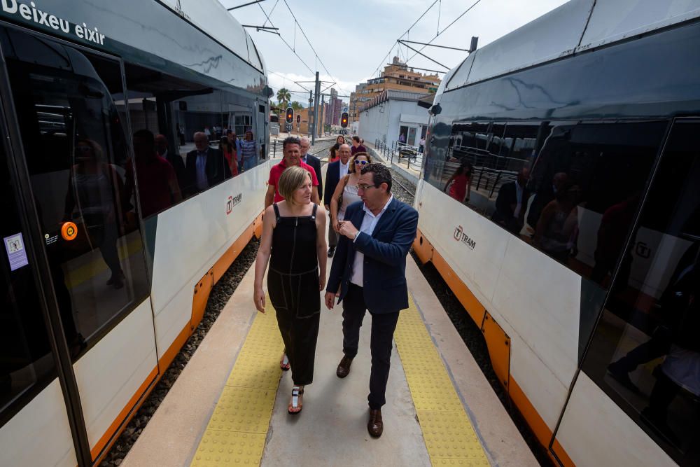 El nuevo apeadero del Tram de Benidorm