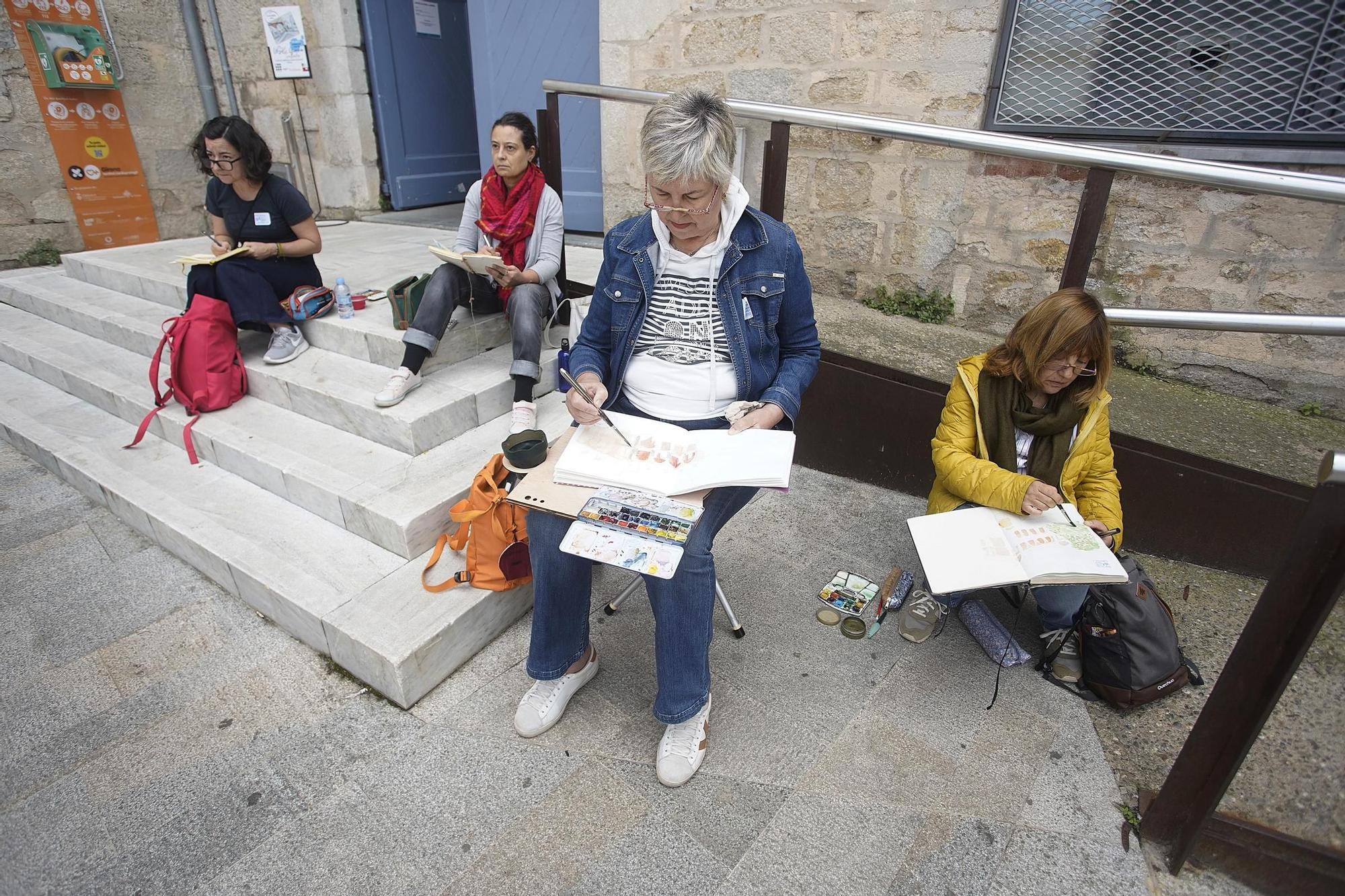 Desena jornada d’Urban Sketchers a Girona