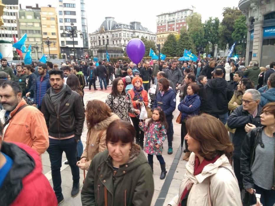 Manifestación por la oficialidad del Asturianu