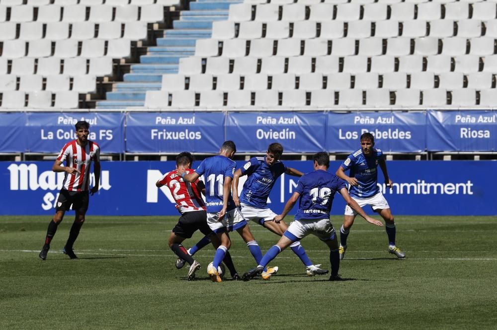 El partido amistoso entre el Real Oviedo y el Athletic Club, em imágenes