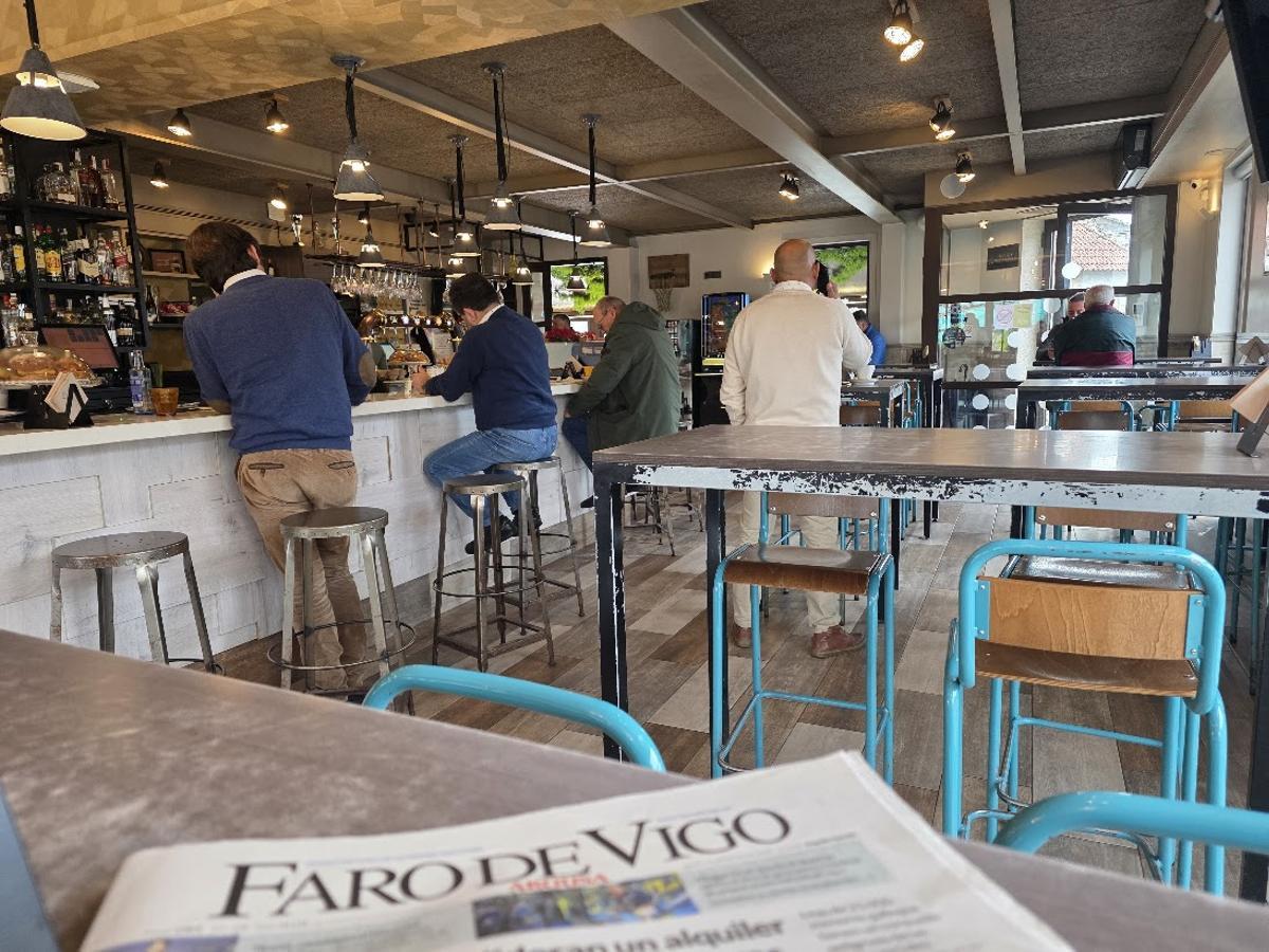 La zona de bar de Casa Samuel.