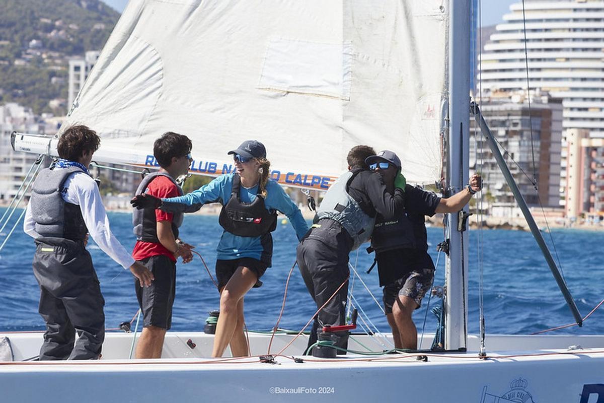 Imagen de la regata que se disputó el pasado fin de semana en Calpe (Alicante).