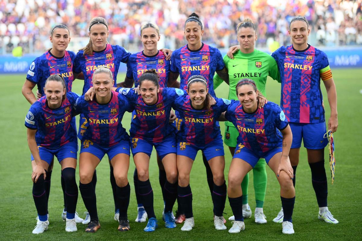 El equipo inicial del FCB