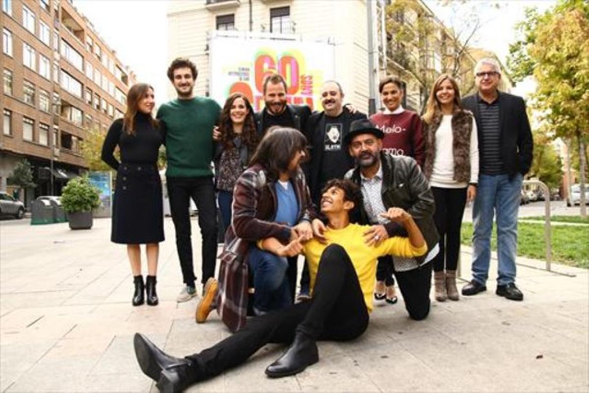 El equipo de 'Incidencias', con Juan Cruz y José Corbacho en primer plano.