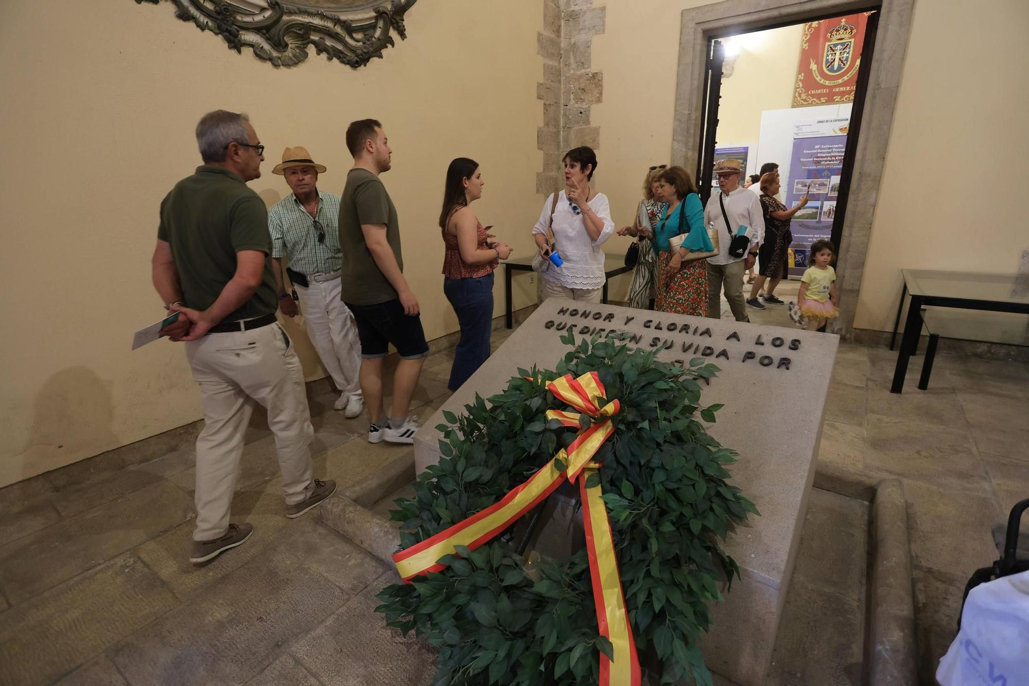 Jornada de puertas abiertas en el cuartel de Santo Domingo de València