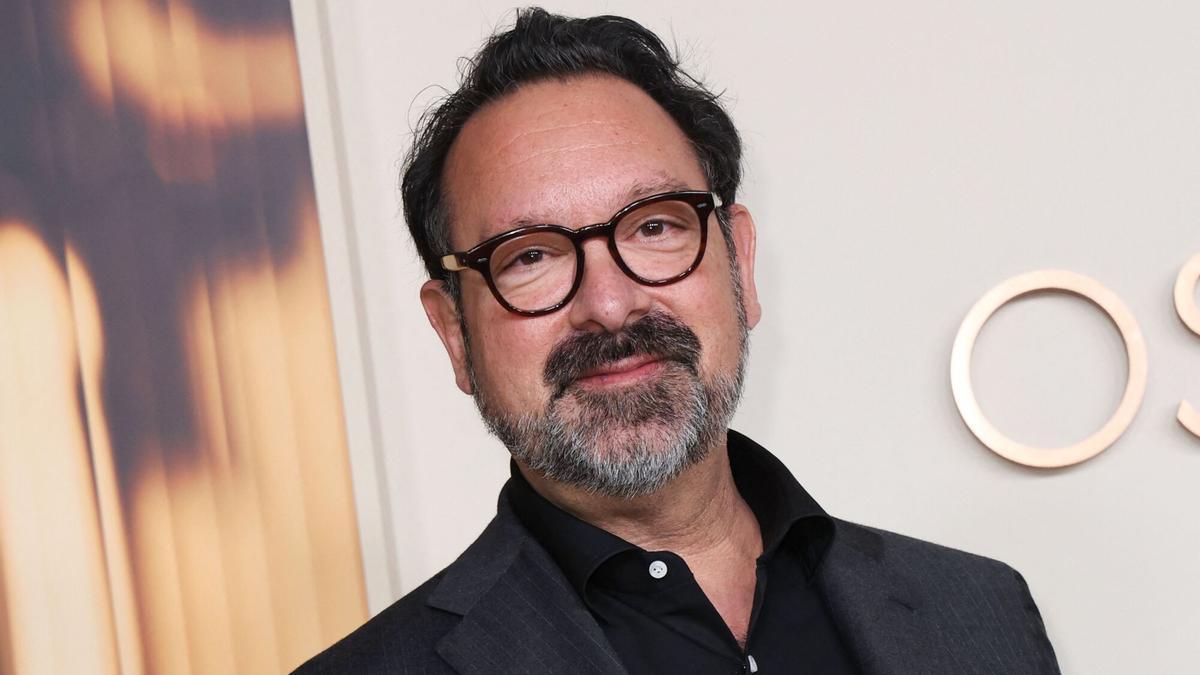 El director estadounidense James Mangold, en el encuentro de nominados de los Oscar 2025, este 25 de febrero en Los Ángeles.