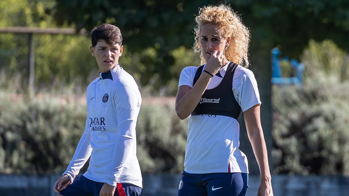 Kheira Hamraoui vuelve a entrenar con el PSG