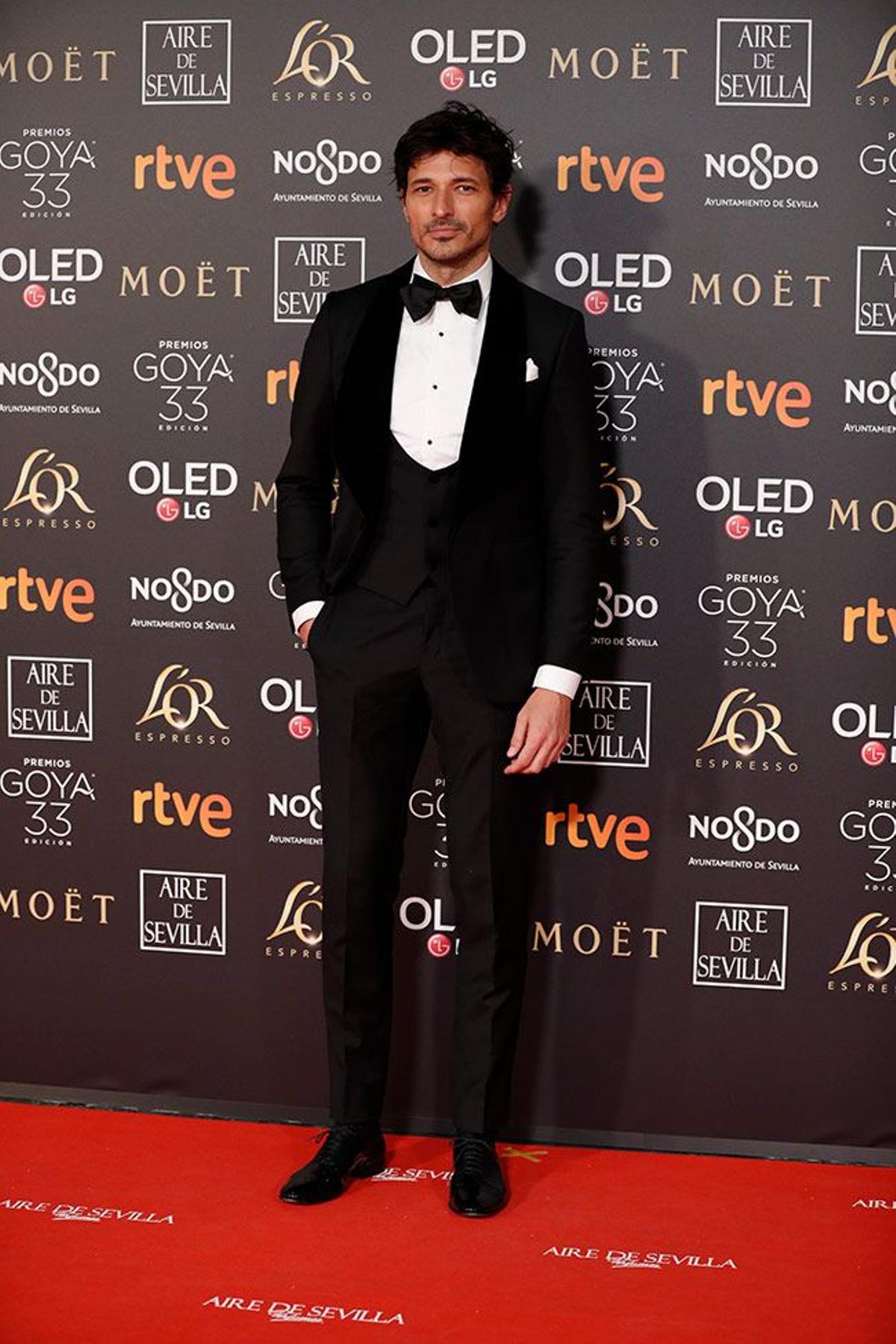 Premios Goya 2019, Andrés Velencoso