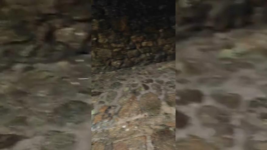 Vídeo | Así llueve en Valverde de la Vera