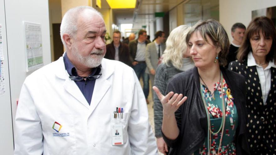 Vergés, visitant l&#039;Hospital