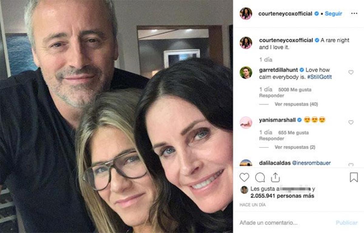 El reencuentro de Joey, Rachel y Monica 25 años después de ‘Friends’