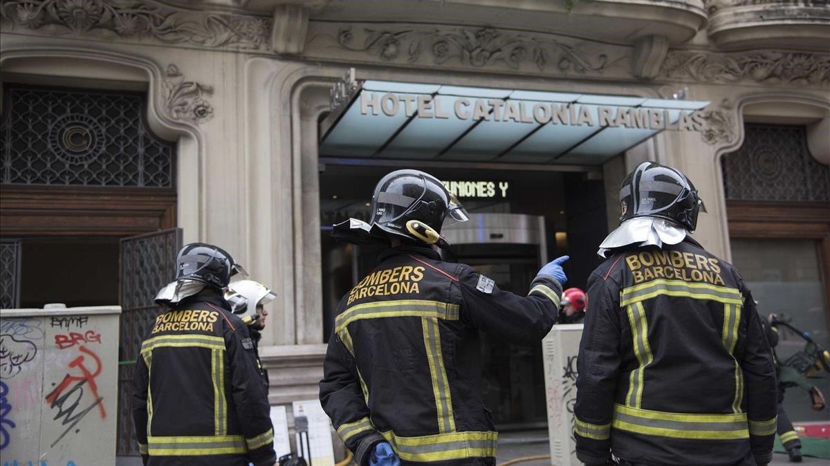 fcasals45676875 barcelona  29 de octubre 2018  incendio hotel catalunya ramb181029120741