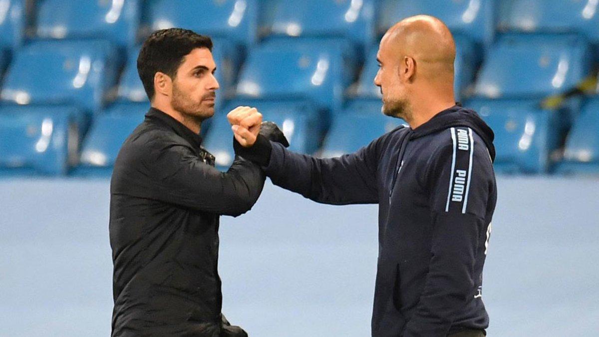 Arteta y Guardiola volverán a verse las caras