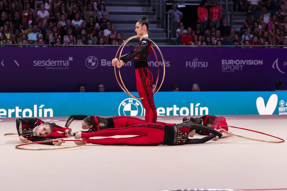 Torneo municipal de gimnasia rítmica en Feria Valencia.