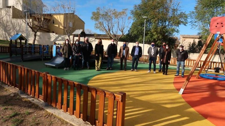 Autoridades insulares y municipales asistieron a la inauguración del parque.