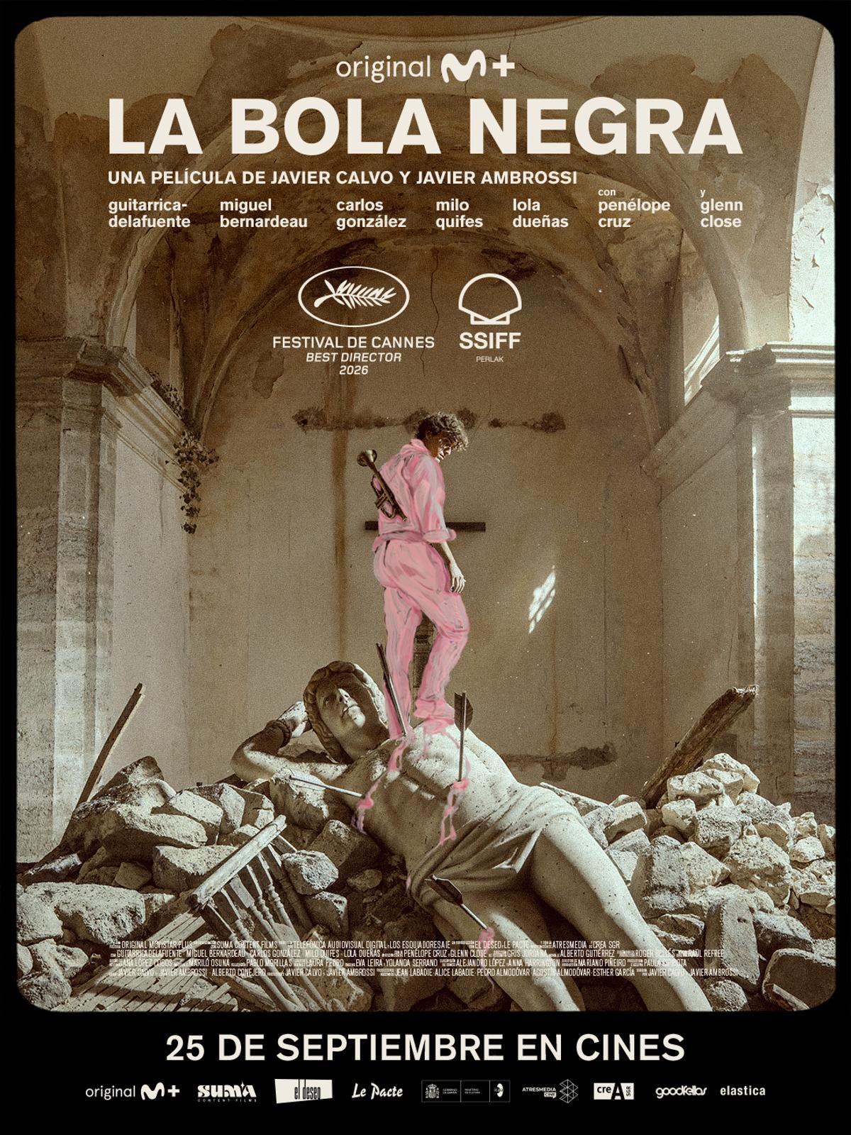 El cartel oficial de 'La bola negra'.